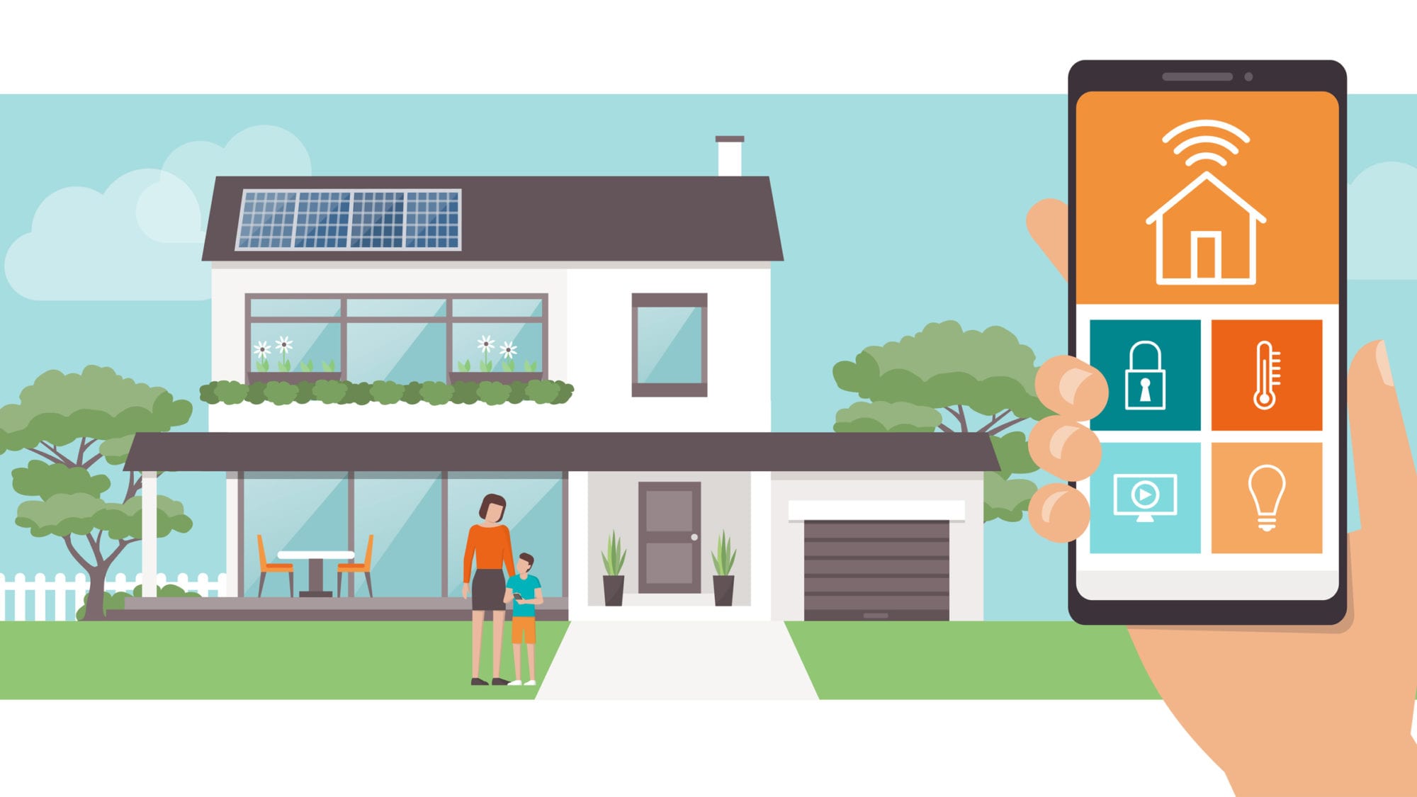 wireless system with smartphone